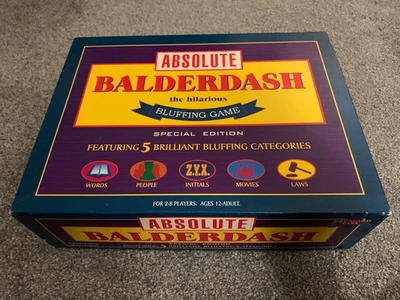 ABSOLUTE BALDERDASH GAME : Special Edition By Drumond Park 1999 - Image 1 of 3