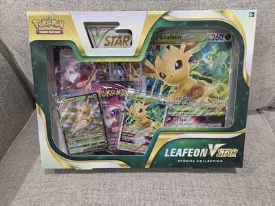Покемон TCG Leafeon Vstar специальная коллекция коробка в заводской упаковке новый  - Изображение 1 из 2