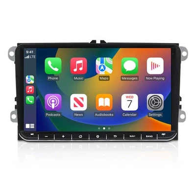 64G CarPlay Android 14 Autoradio Für VW Polo 9N Golf 4 Passat B5 GPS RDS mit Cam - Bild 1 von 4