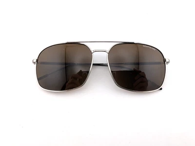 Gafas de sol Montblanc, MB0046S 003 Cat.3 plata pulida, 61-15-145, Japón Foto 1 de 4