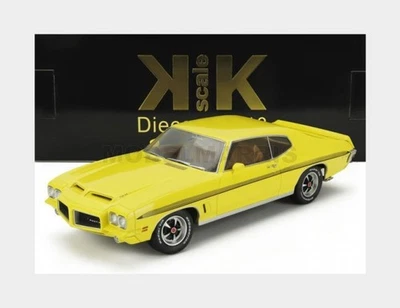KK-SCALE KKDC181354 PONTIAC - GTO LEMANS RAM AIR COUPE 1972 - YELLOW - 1/18 - Immagine 1 di 2
