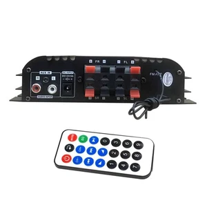 40W*4 Power Amplifier 4 Channel Mini HiFi Digital Stereo Audio W/ Remote Control - Picture 1 of 11