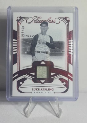 Luke Appling 2024 Panini Flawless #FL-LAP Legendary Mem Patch Ruby /20 - Image 1 of 2