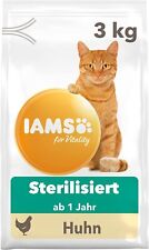 IAMS for Vitality Sterilised Katzenfutter Trockenfutter 3kg für sterilisierte/ka