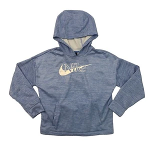 Nike Hoodie Girls Youth S Small Evening Standard Fit Fleece Lined Thumbholes - Picture 1 of 10