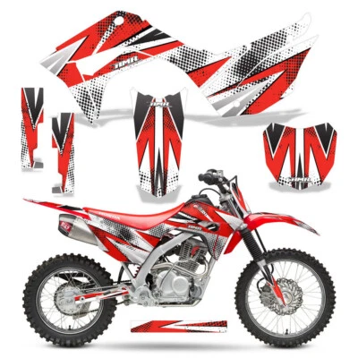 Pegatinas gráficas MX + #calcomanías PLT para Honda CRF125F 2019-2025 Slash R Foto 1 de 2