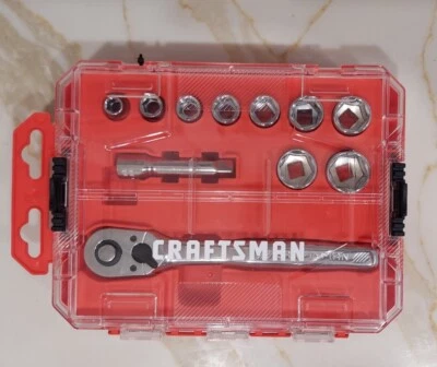 Brand New! CRAFTSMAN Socket Set, Nano Metric, 3/8-Inch Drive - 24pc  (CMMT12011) - Image 1 of 3