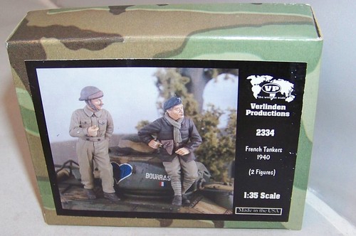 Figurines 1/35 Verlinden VP 2587 Tankistes US Demi-longueur - Neuf