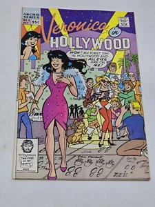 Veronica in Hollywood #4 Archie Series VTG 1989 Comic Book Smoke Free Home - Picture 1 of 4