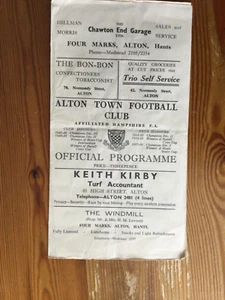 Alton Town v Reading A Team 07.05.1964 Russell Cotes Cup Finale. Hampshire Liga - Bild 1 von 1