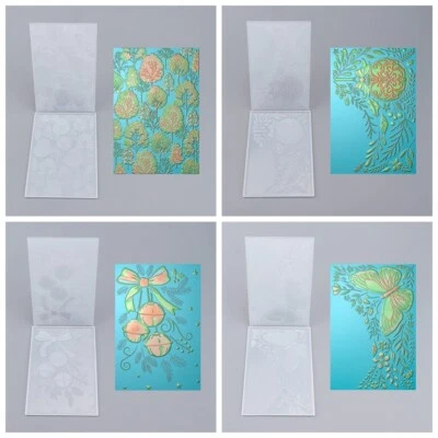 Cartelle goffratura 3D stencil foglia fiore fai da te scrapbooking goffratura artigianato - Immagine 1 di 4