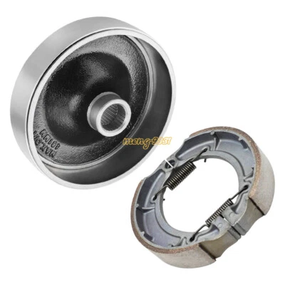 Rear Brake Drum Hub W/Shoe Kit for Yamaha Big Bear 400 Kodiak 400 4x4 YFM400 ATV — 第 1/4 张图片