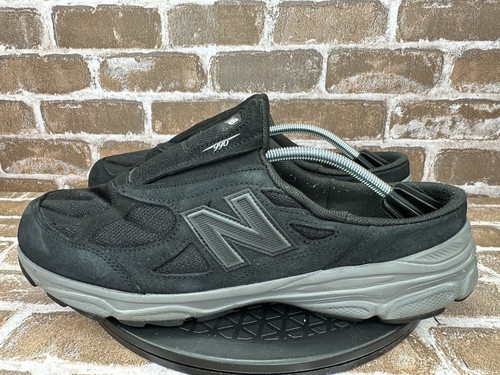New Balance 990v3 Heritage slip on nero ciabatte comode slide uomo taglia 12 5