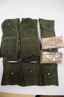 美国军事 Isue 越南时代帆布急救指南针袋第二代图案第 2 代 — 第 1/4 张图片