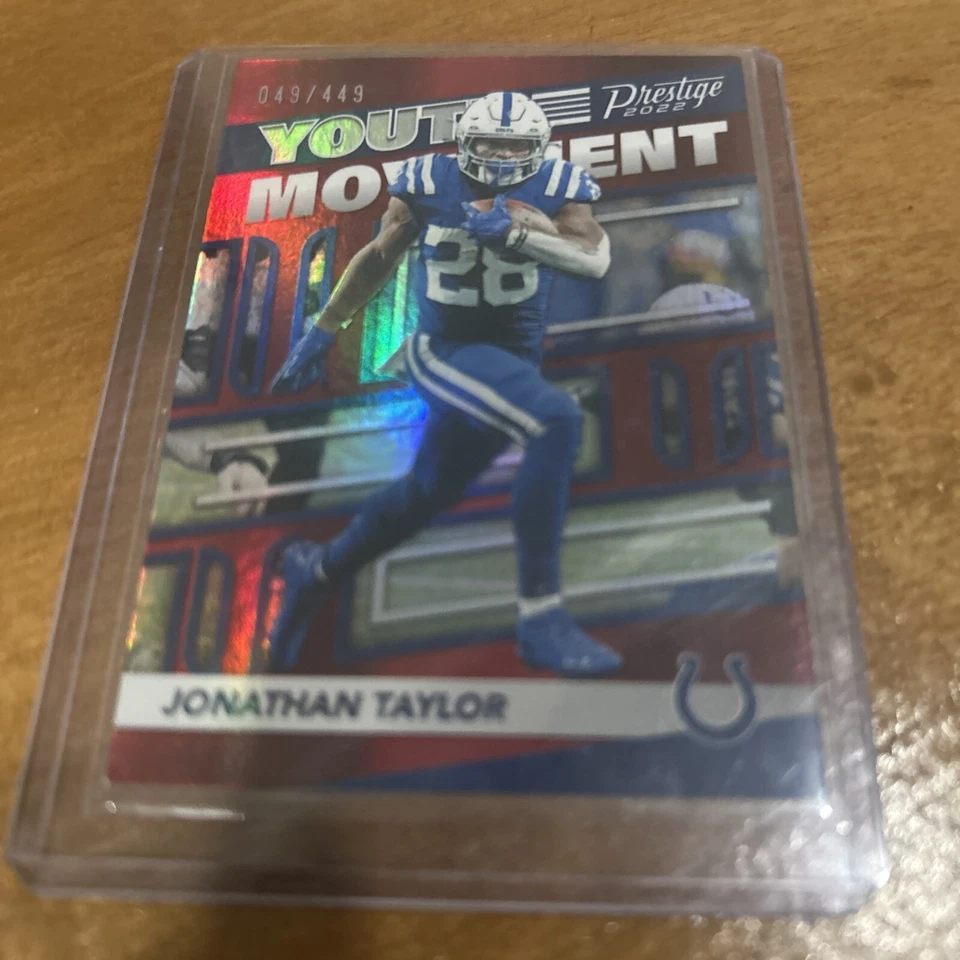 2022 Panini Prestige - Youth Movement #YM-18 Jonathan Taylor /449 - Image 1 of 2
