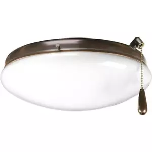 Progress Lighting Ceiling Fan Light Kit 10.5" Integrated LED Antique Bronze - Picture 1 of 3