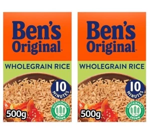 Bens Original Wholegrain Rice 500g PACK OF 2 - Picture 1 of 3