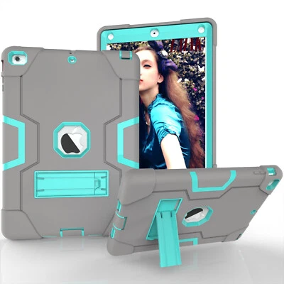 Heavy Duty Shockproof Case Cover For iPad 5th 6th 7th 8th 9th 10th Generation - Image 1 of 4