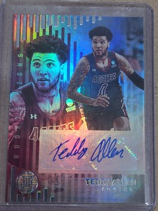 Teddy Allen 2022-23 Panini Chronicles Draft Picks Illusions Rookie Signs Auto