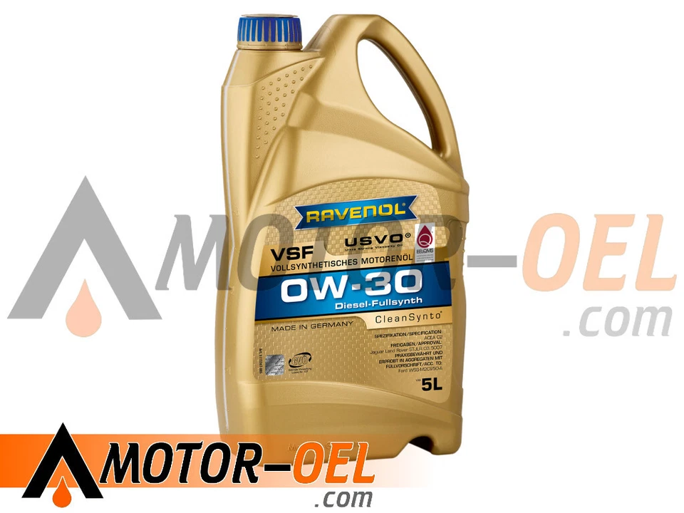 5 Liter RAVENOL VSF SAE 0W-30 USVO Motoröl Motor Öl Ford ACEA C2 STJLR.03.5007 - Bild 1 von 1