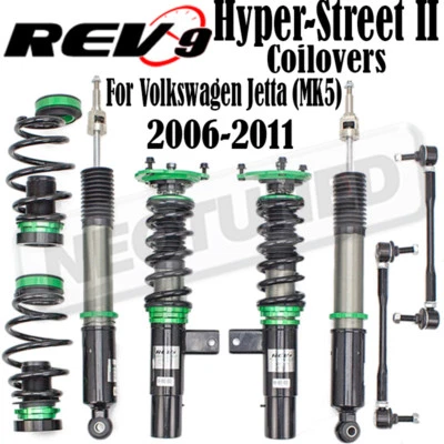 R9-HS2-033_1 Hyper-Street 2 Coilovers Camber Plat para MK5 Volkswagen Jetta 06-14 Foto 1 de 4