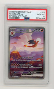 2023 Pokemon 151 SV2a Japanese Charizard EX Special Full Art Rare #201 PSA 10