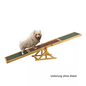 Hundewippe Hundetraining Wippe Hund 180 cm lang bis max. 50 kg Holz massiv - Bild 1 von 5