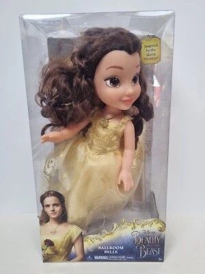 Muñeca Bella de salón de baile de acción en vivo Disney La Bella y la Bestia en caja original en muy buena condición Foto 1 de 4