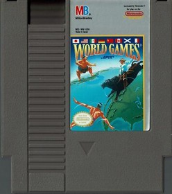 World Games - NES Game Authentic (Cartridge Only) Used