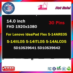14" for Lenovo IdeaPad Flex 5-14IIL05 5-14ITL05 LCD Touch Screen FHD 5D10S39642 - Picture 1 of 4