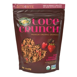 Organic Dark Chocolate & Red Berries Granola, 11.5 Oz (Pack of 6), Non-Gmo, Fair - Picture 1 of 7