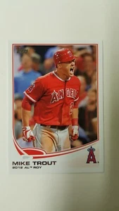 2013 TOPPS MIKE TROUT #338 ROOKIE OF THE YEAR ANGELS MVP SEE PHOTOS MINT ROY RC - Picture 1 of 5