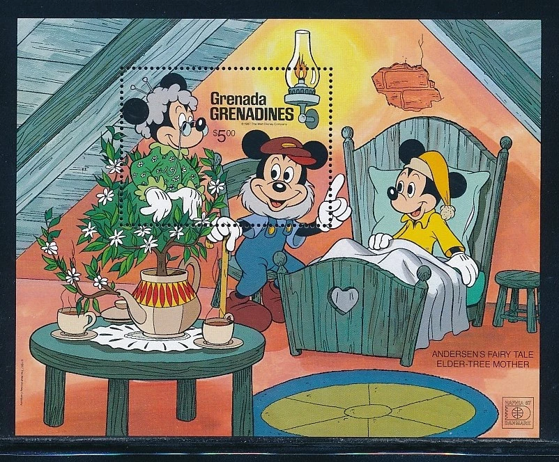 Disney Granada Grenadines - MNH Souvenir Sheet Elder-Tree Mother #927 (1987) - Image 1 of 1