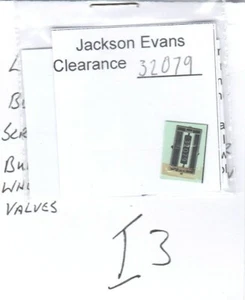 Maqueta Ferrocarril Jackson Evans SR I3 32079 Loco 4mm Latón Caja de Humo Placa de Número - Imagen 1 de 1