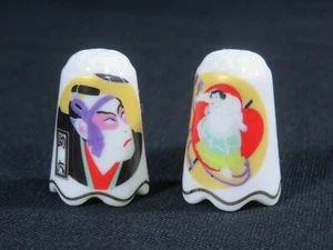finger cots Japan cot pottery ceramics sumo kabuki sukeroku sewing dressmaking - Picture 1 of 24