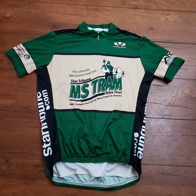 Voler Mens Large Cycling Jersey SS Road Bike Pockets L MS Tram 2007 - Image 1 of 4