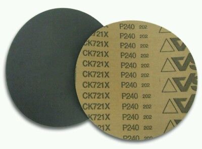 VSM CK721X - 6  PSA Glass Sanding Discs - Silicon Carbide 320 Grit 100 Pack • 86.42£