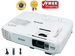 Epson EX6220 3LCD Projector Portable 3000 ANSI Home Theater HD HDMI w/Remote - Picture 1 of 9