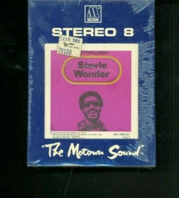 Stevie Wonder Anthology 8 track cassette nos  Sealed - Image 1 of 2