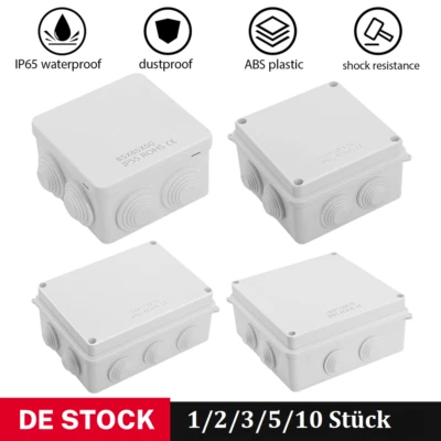 LONENENSSL Abzweigkasten Verteilerkasten Abzweigdose Verteilerdose IP65 Aufputz Feuchtraum