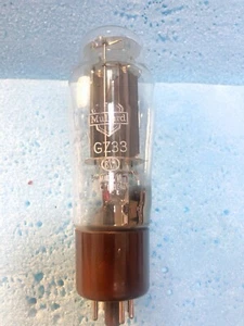 Mullard GZ33 Brown Base Rectangular Getter NOS Testing Balanced - Picture 1 of 8