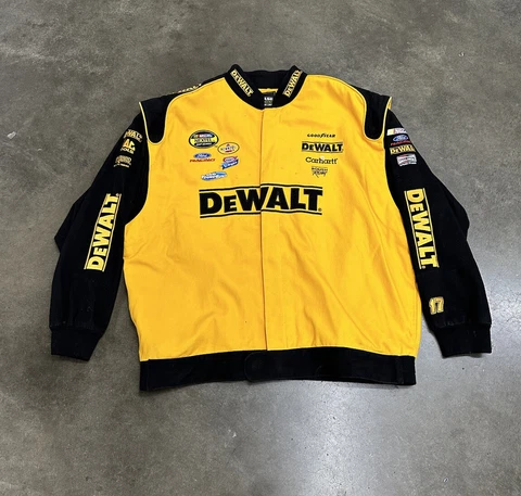 *Rare* DeWALT Racing Matt Kenseth Jacket JH Design Vintage NASCAR Size 2XL Cover
