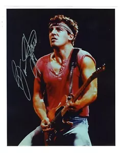 BRUCE SPRINGSTEEN "THE BOSS" AUTOGRAPHED 8X10 COLOR PHOTO REPRINT * - Picture 1 of 2