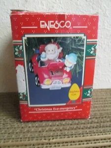 1992 ENESCO Christmas Ornament "Christmas Emergency" collectable vintage - Picture 1 of 3