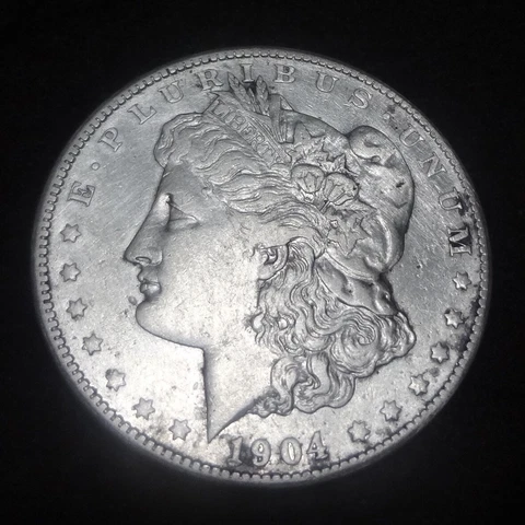 1904-S Morgan Silver Dollar - Solid XF details from the San Francisco mint Cover