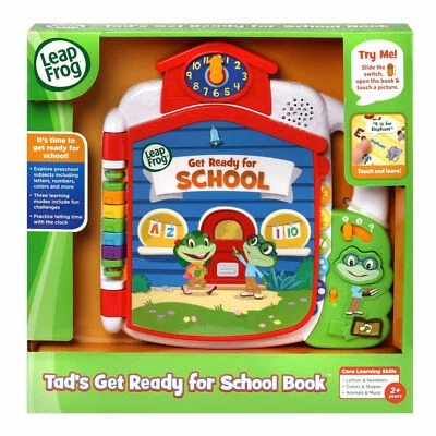 LeapFrog Tad's Get Ready for School - Interactive Talking Musical Learning Book - Image 1 of 4