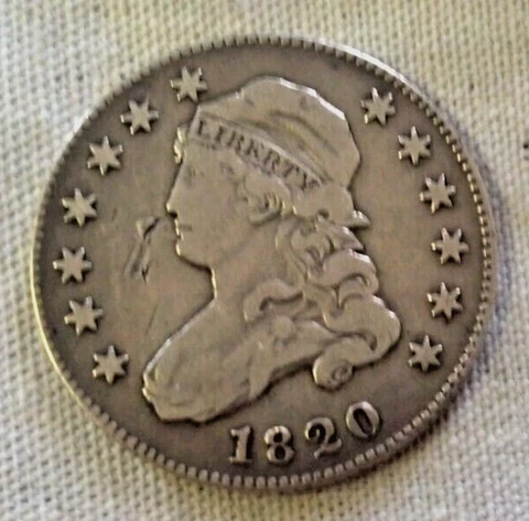 1820 CAPPED BUST SILVER QUARTER   (1960) Cover