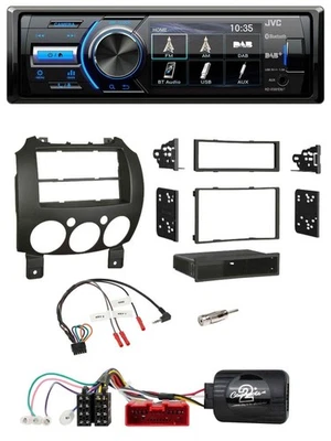 JVC Bluetooth Lenkrad USB DAB Autoradio für Mazda 2 2007-2014 nur Panasonic OEM - Bild 1 von 4