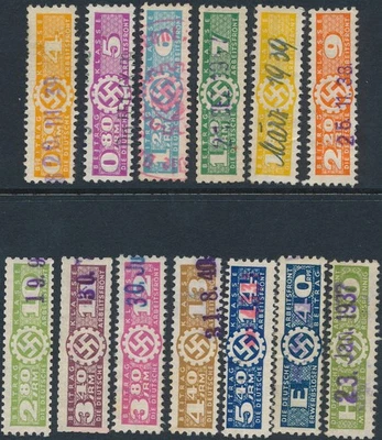 Sello Alemania Ingresos Segunda Guerra Mundial Fascismo Era Guerra Guerra DAF C Selección Usado Foto 1 de 3