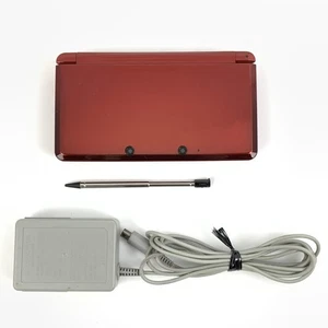 Nintendo 3DS Handheld Console Red CTR-001 JPN Set Tested From Japan 9540 TGHM - Picture 1 of 10
